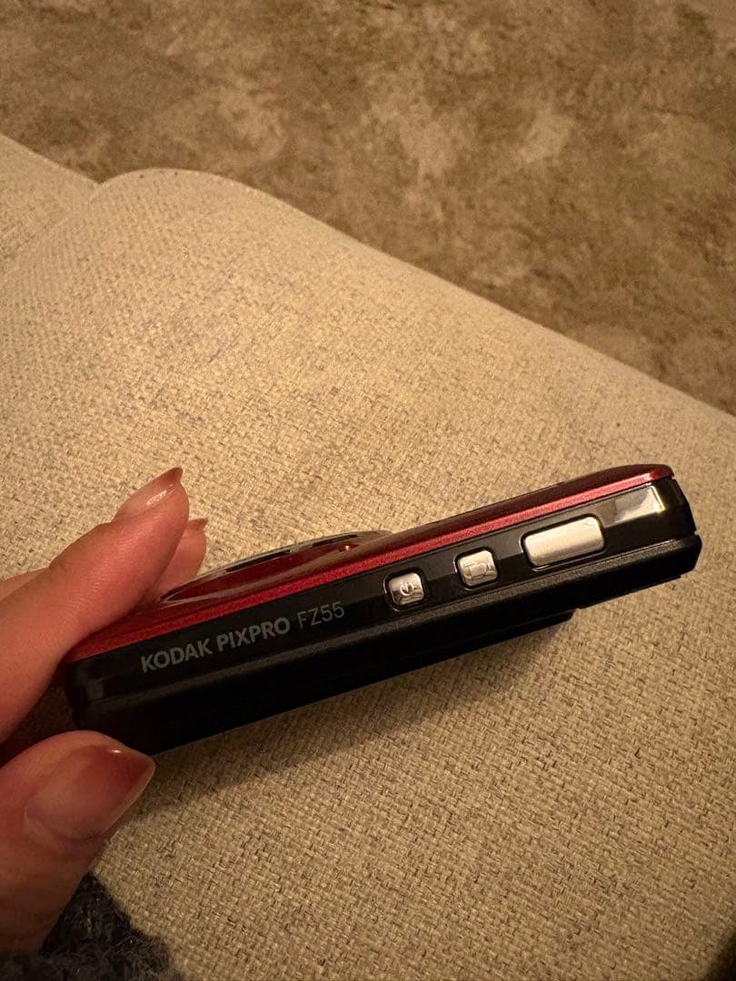 【超美品】Kodak PIXPRO FZ55 レッド コンパクトデジタルカメラ