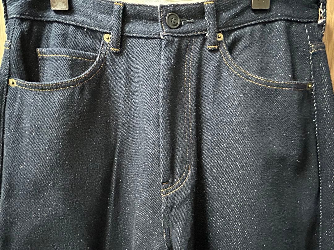 Cornier／SILK NEP DENIM PANTS
