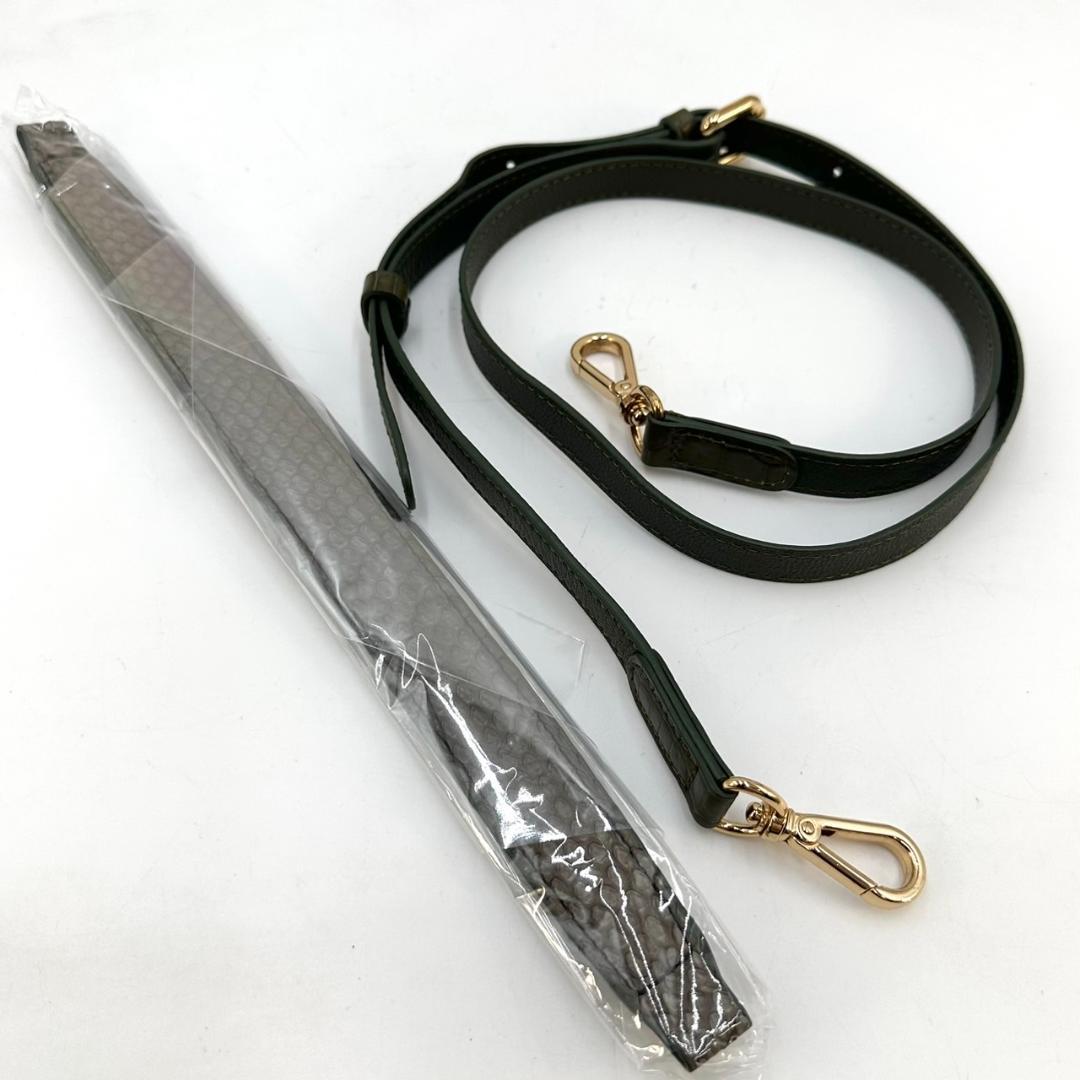 ペレリールッソ 日本製 クロコダイルレザー ショルダーバッグ ハンドバッグ