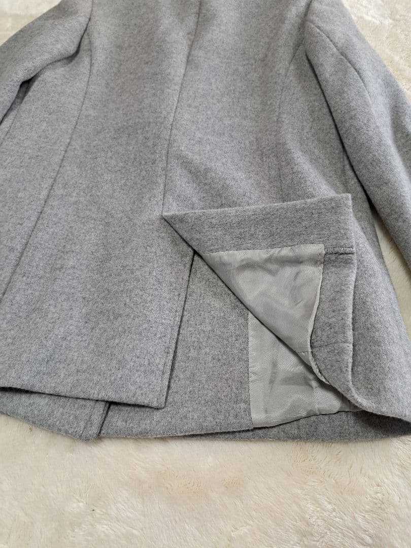 23区 ピーコート ウール100% グレー 40 ダブル 美品