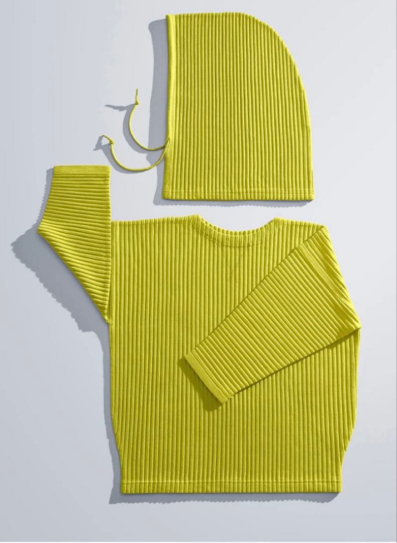 me by ISSEY MIYAKE スウェット プリーツ トレーナー