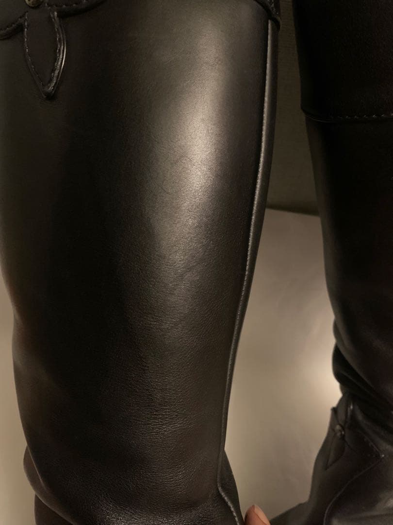 JmikiLOUIS VUITTON ルイヴィトン　ロングブーツブラック