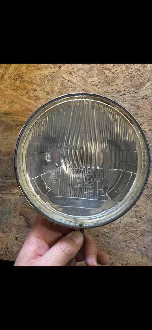 シビエ凹みヘッドライト　当時物　希少