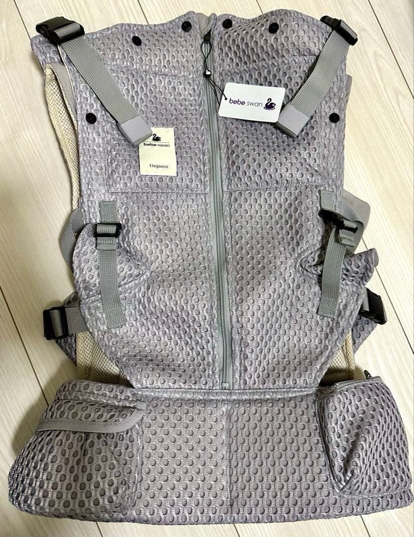 【KiD】bebe swan 抱っこ紐 グレー