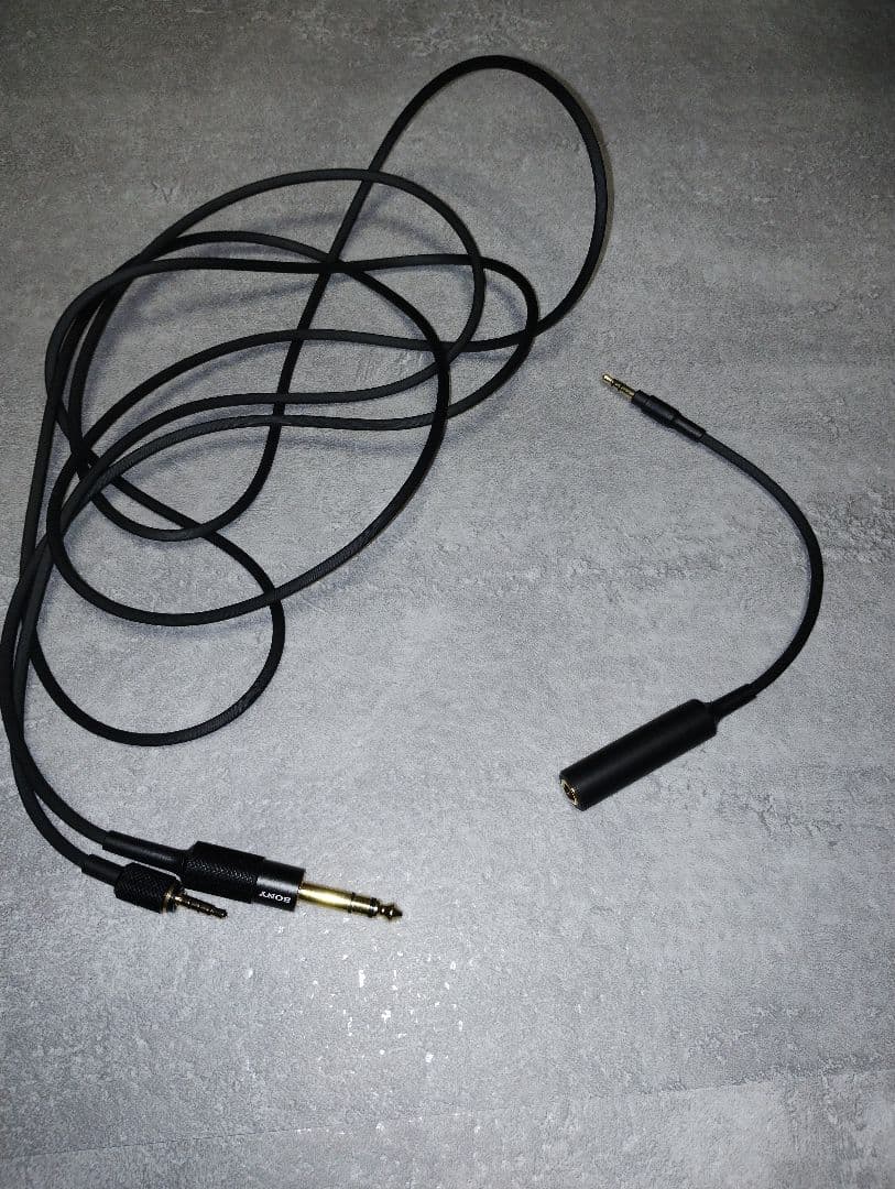 MDR MV1 バランスケーブル　SONY モニター　ヘッドフォン ブラック