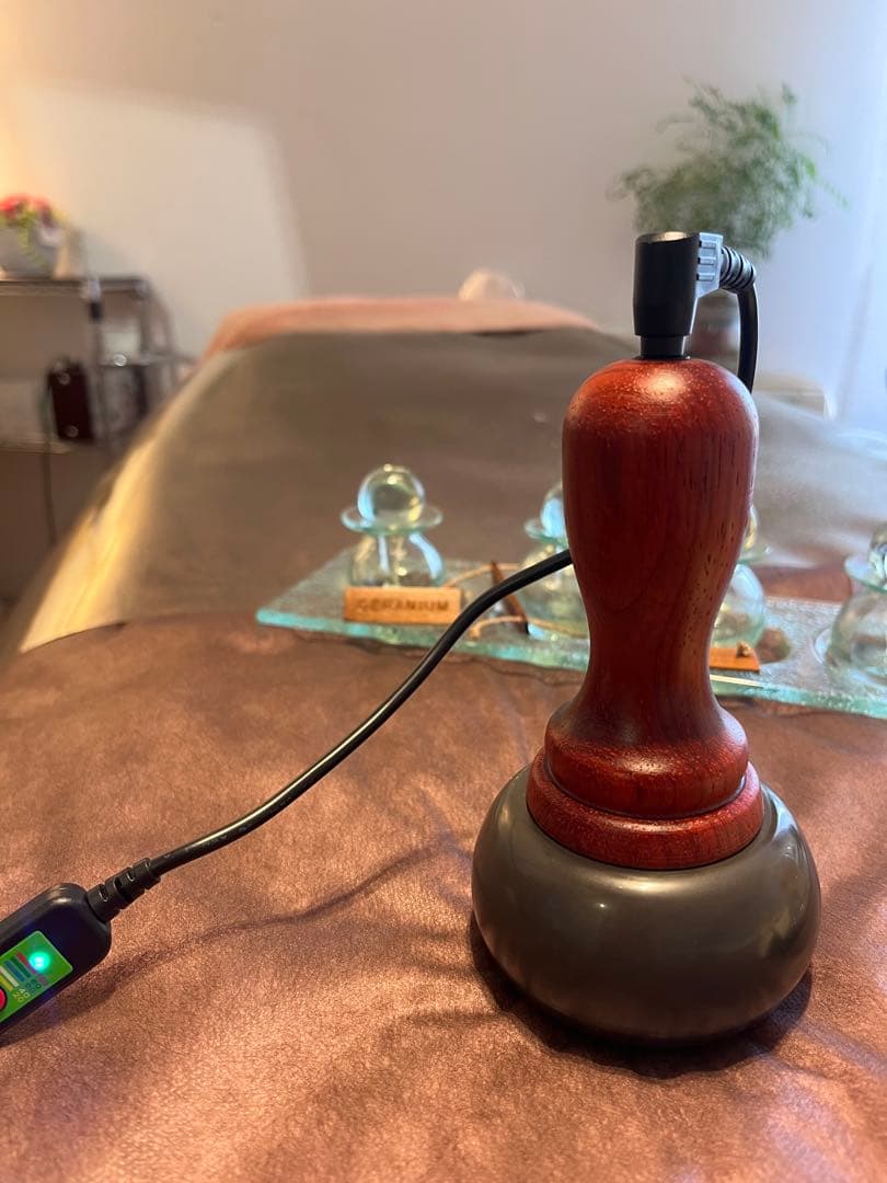 【週末限定】ベン石温熱器ホットストーンセラピー温石　日本、海外使えるコンセント付