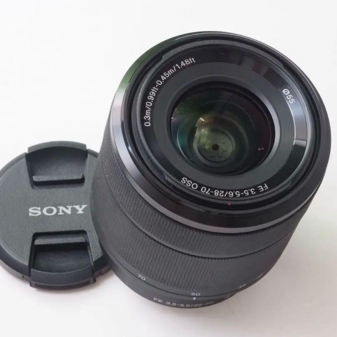 【美品】Sonyソニー⭐️FE 28-70mm フルサイズ対応 標準レンズ 黒