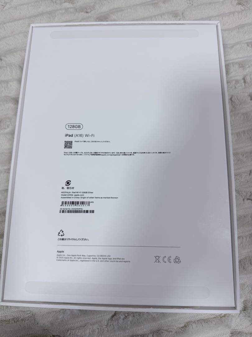 ジャンク品 ホワイト iPad 本体 第11世代 11インチ Wifiモデル