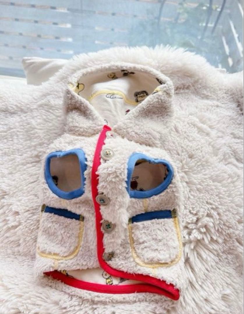 希少❣️サロン限定 ❣️美品！アトリエシジ ボアパーカーベスト2ハーフ①