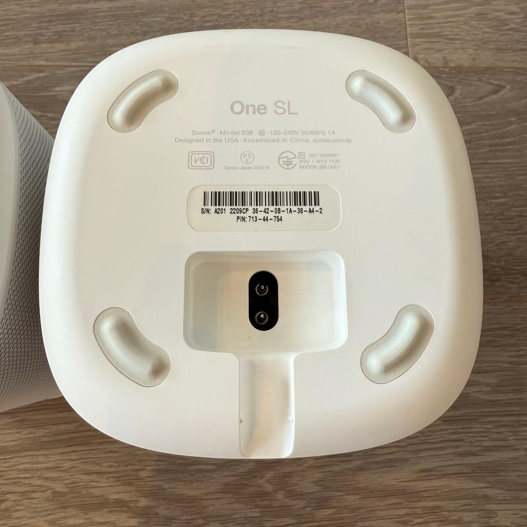 【極美品】Sonos ONE SLホワイト　2台