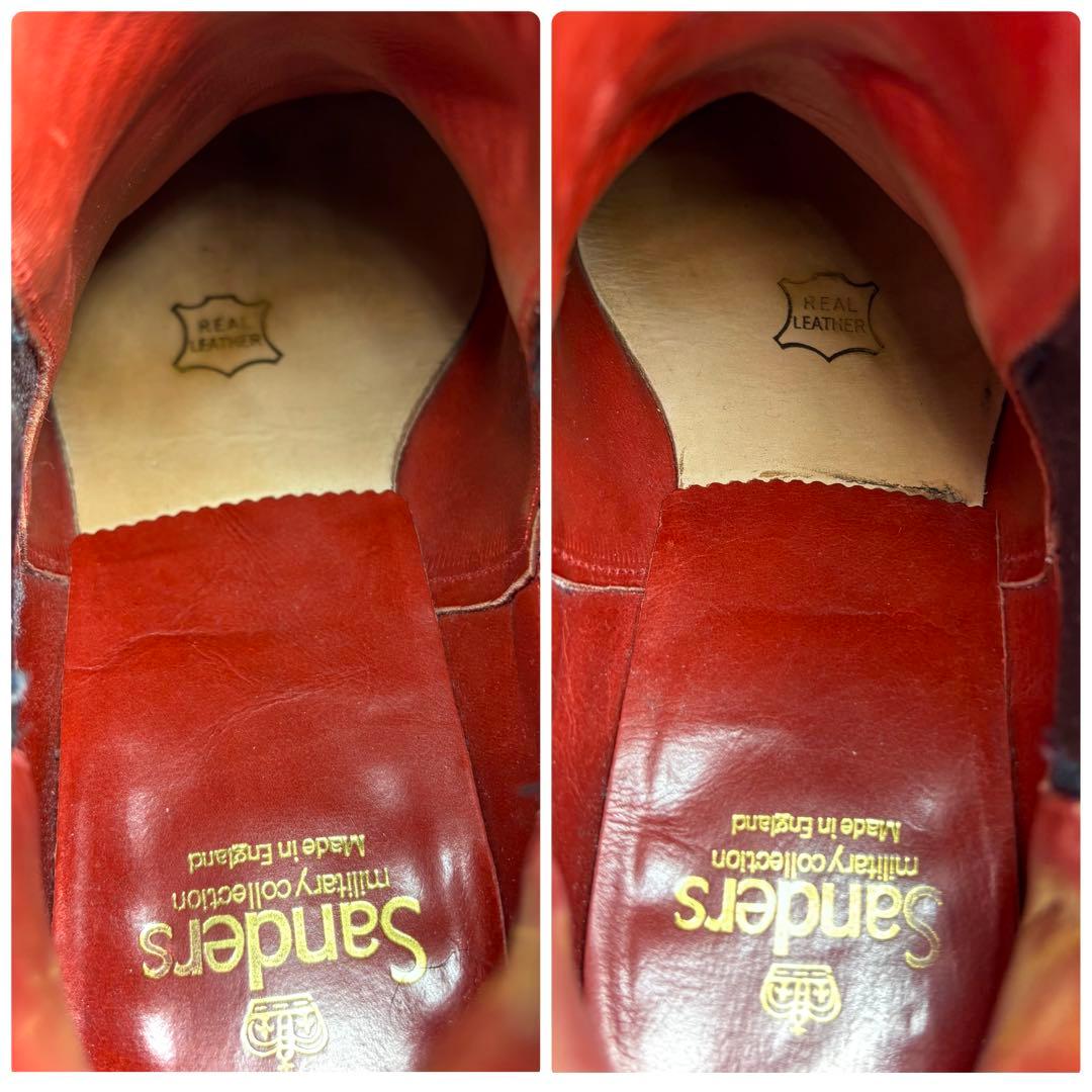 【パンダ！】サンダース SANDERS サイドゴアブーツ 黒 8.5