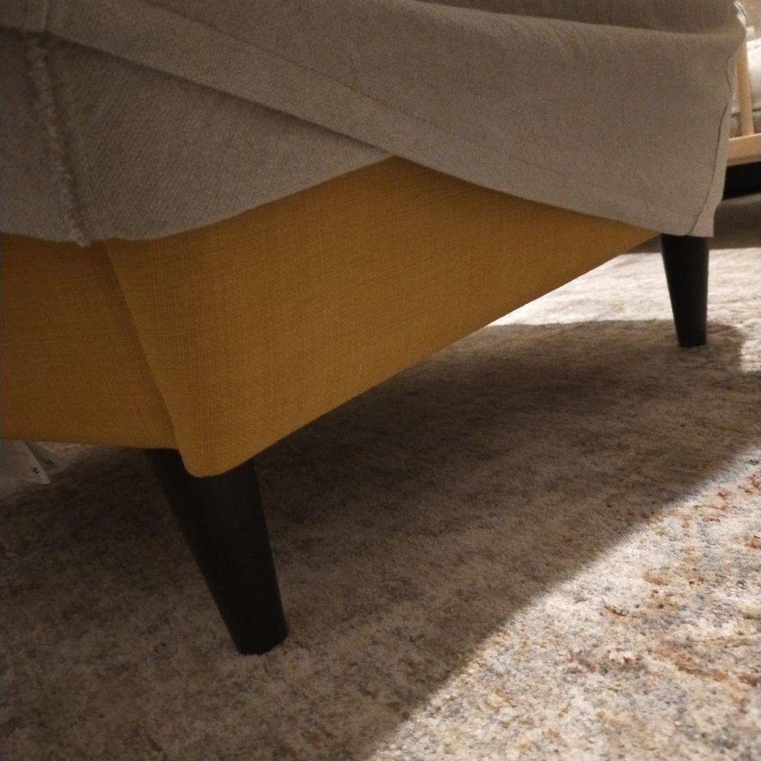 【美品】IKEA ストランドモン イエロー ウィングチェア スキフテボー
