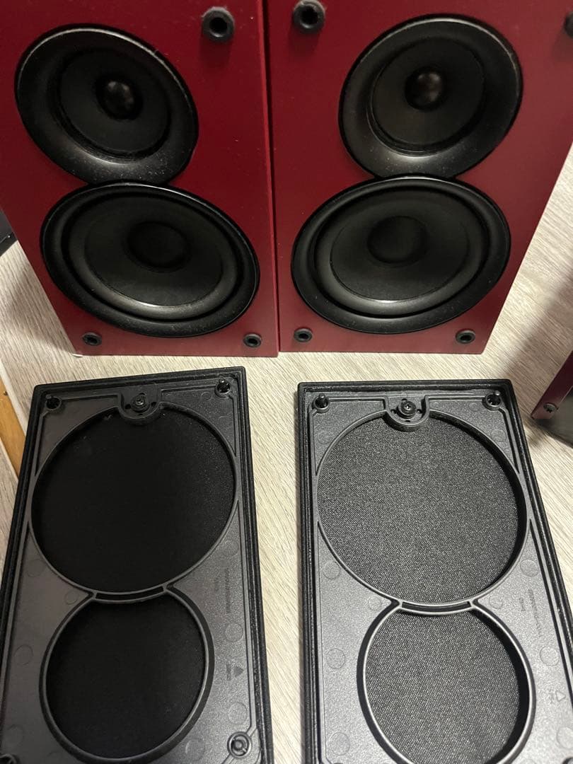 パイオニア X-CM32BT-R Bluetooth機能搭載 レッド リモコン付