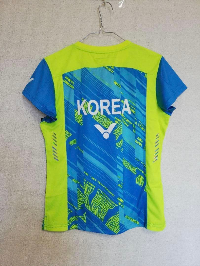 VICTORビクター 韓国代表 バドミントン 選手支給品 非売品 ゲームシャツ