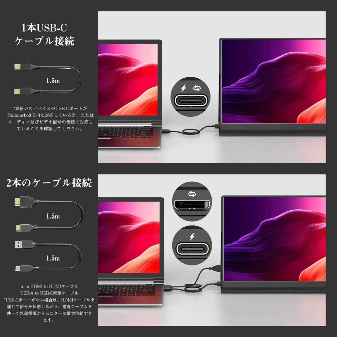 MagicRaven 14インチポータブルモニター1200P モバイルモニター