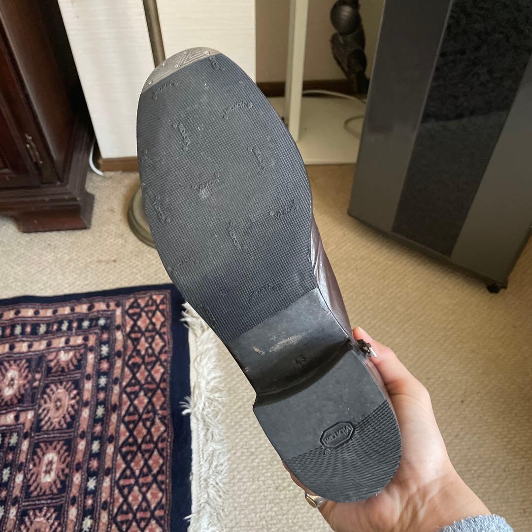 Husbands Paris ブーツ　ダークブラウン 43