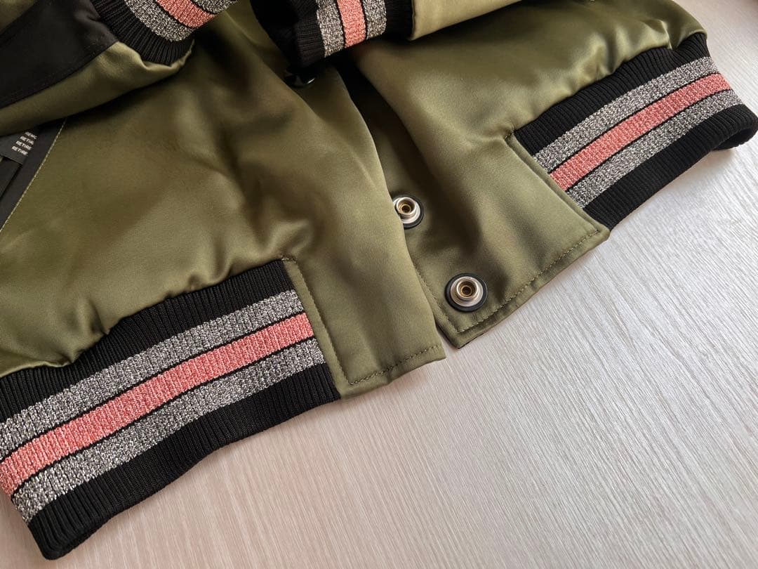 Coach コーチ オリーブグリーン リバーシブル スタジアムジャンパー