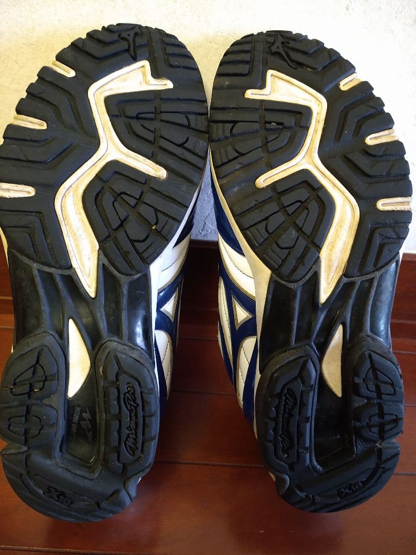 Mizunopro トレーニングシューズ ホワイト/ブルー 28センチ