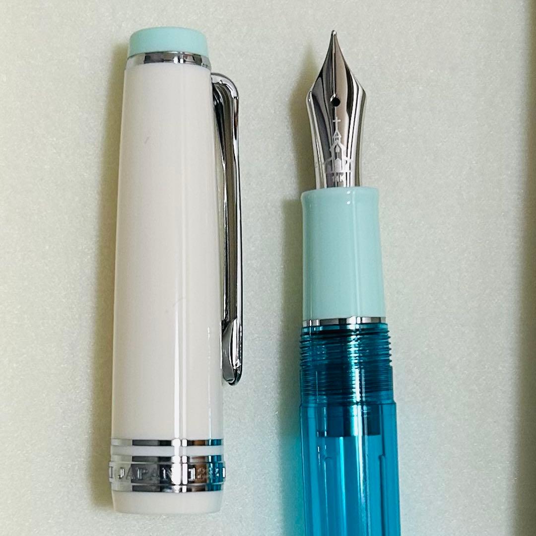 長崎美景　万年筆　教会スカイミント　字幅M