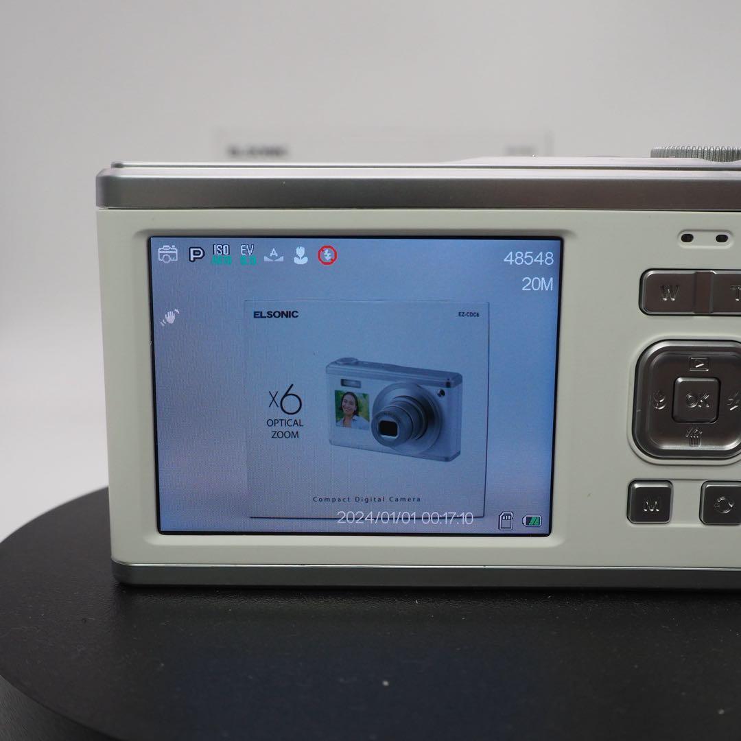 ELSONIC EZ-CDC6 x6 OPTICALコンパクトデジタルカメラ