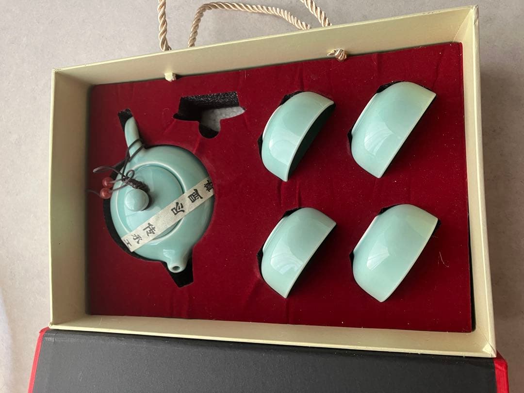 【入手困難】紅花郎 ギフトセット急須と茶碗