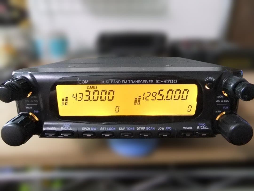 ☆アイコム　430/1200MHz帯モービル機　IC-3700D（現状渡し）☆