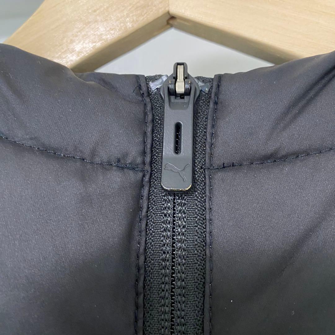 PUMA ミッドダウンコート メンズ 黒 ベンチコート