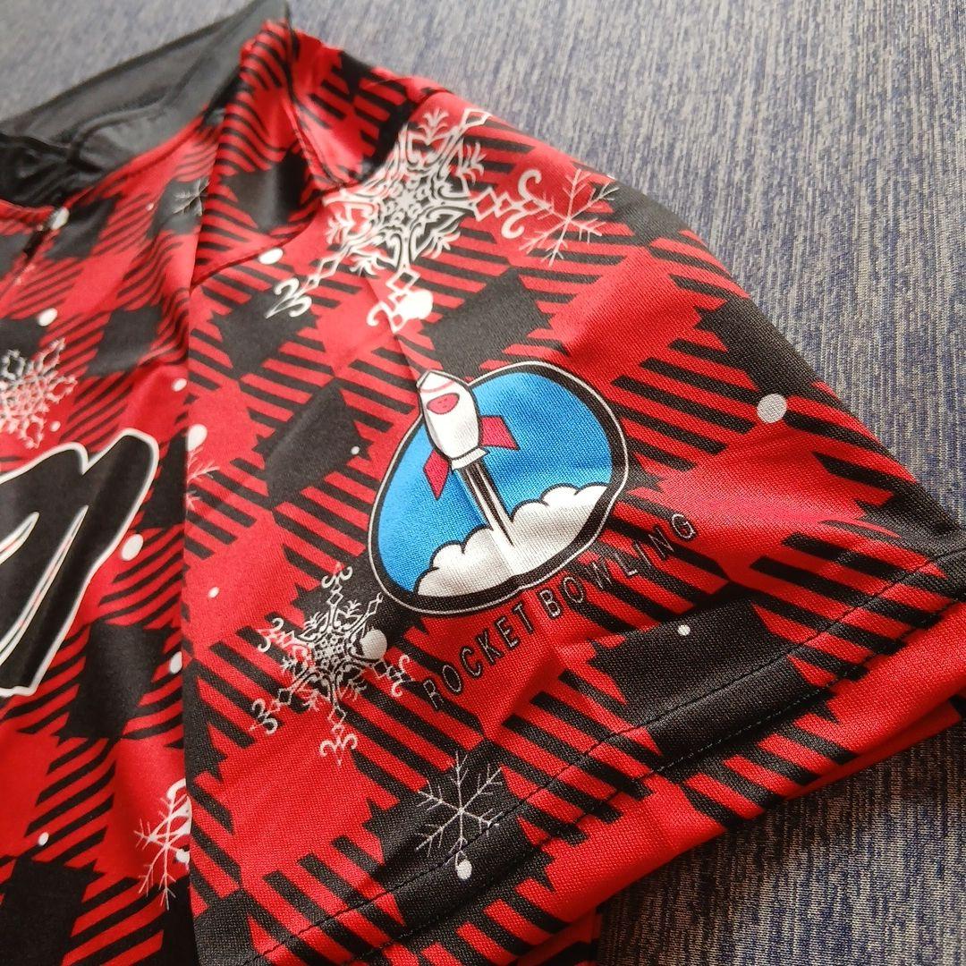 日本未発売✨新品✨STORM　【L】　レッド　チェック　雪　トナカイ