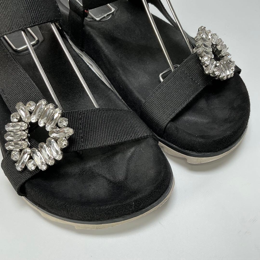 Roger Vivier　サンダル　ビジュー　スポーツ　24.5cm