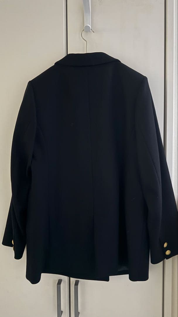 新春セール！ハグオーワー オリジナル金ボタンWブレストウールジャージーJK