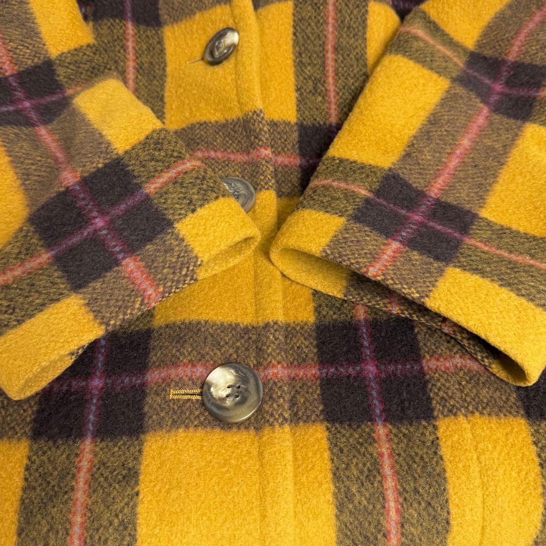 Vivienne Westwood 魔女フード チェック柄 ウール コート 38