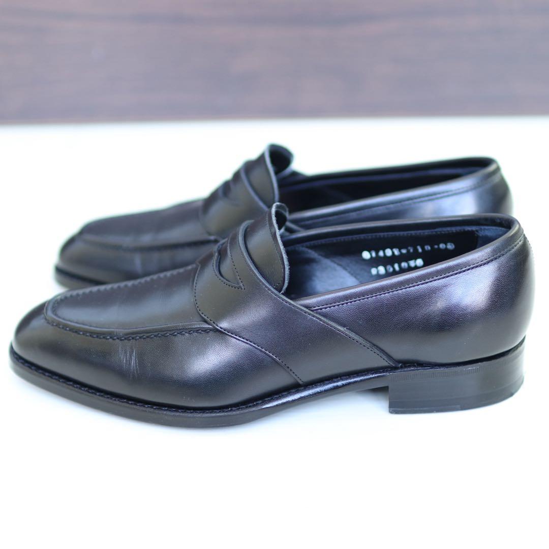 三陽山長 流也 6（24cm） 黒 着用数回の美中古 ローファー