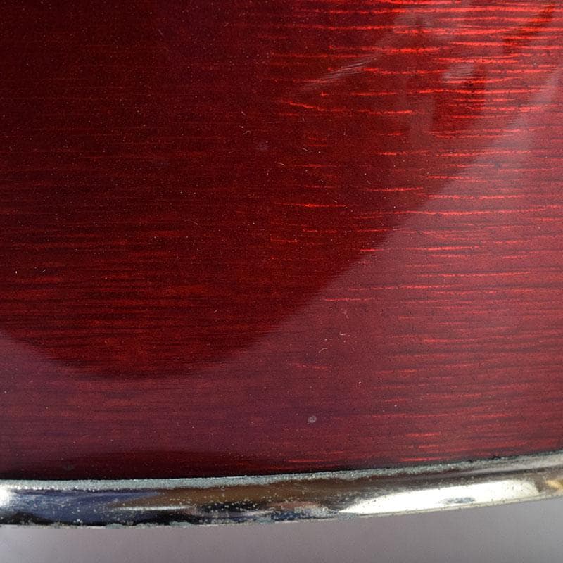 七宝焼　太田七宝造　透釉　旭光釉　菊文　花瓶　共箱　M　R8971H