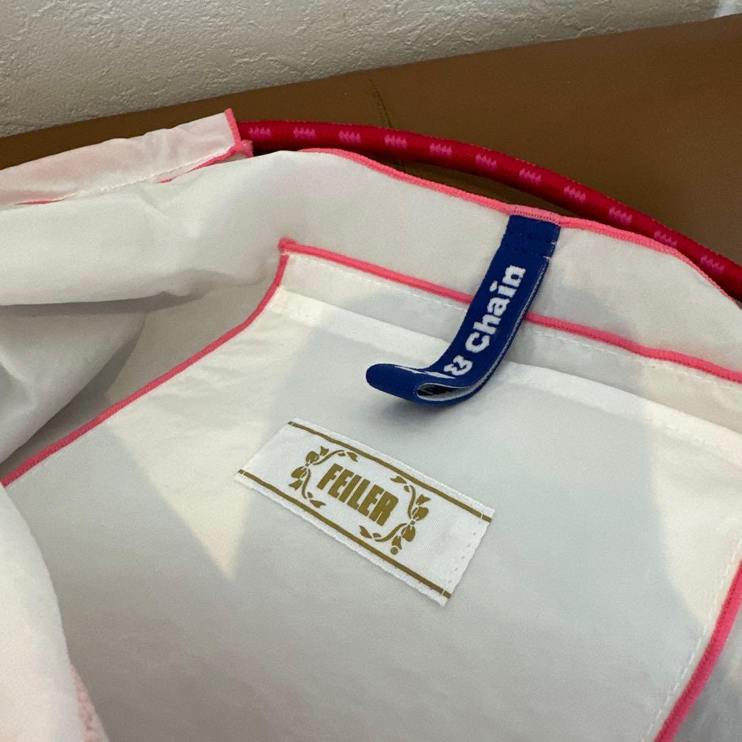 FELLER 刺繍エコバッグ ホワイトＬ