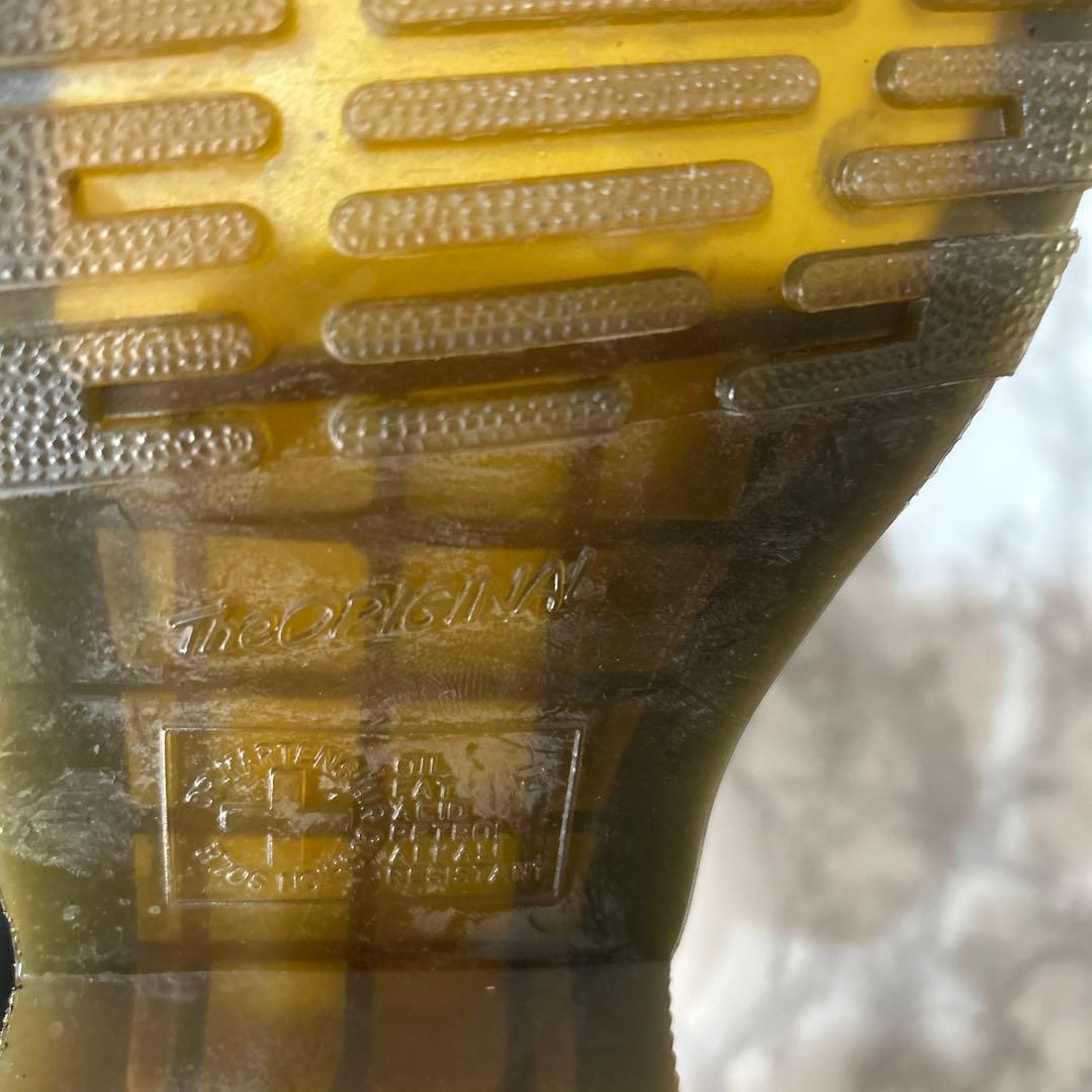 Dr.Martens ブラック レザー ハイカットブーツ UK4