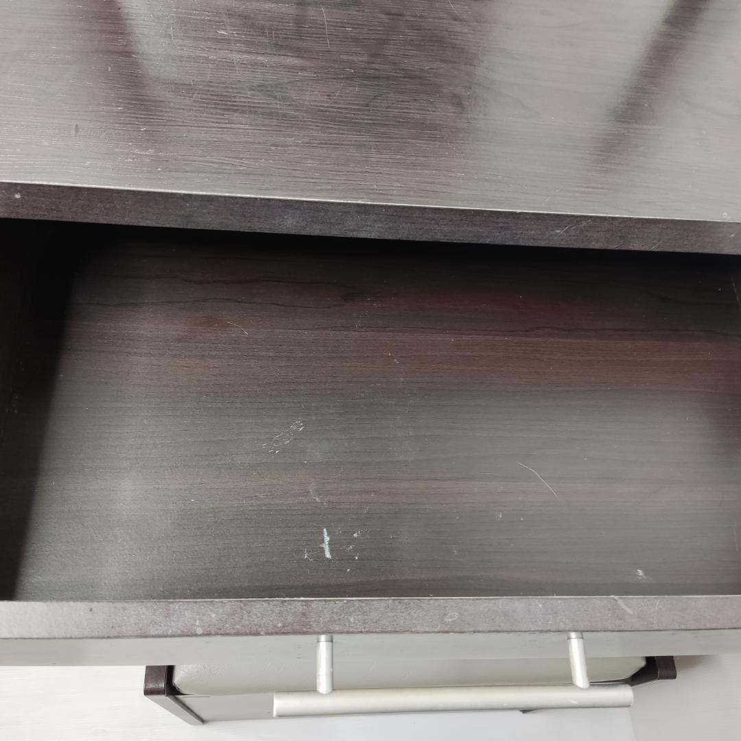 ニトリ　一面鏡ドレッサー　５９×３９×１１３　ブラウン　レトロ