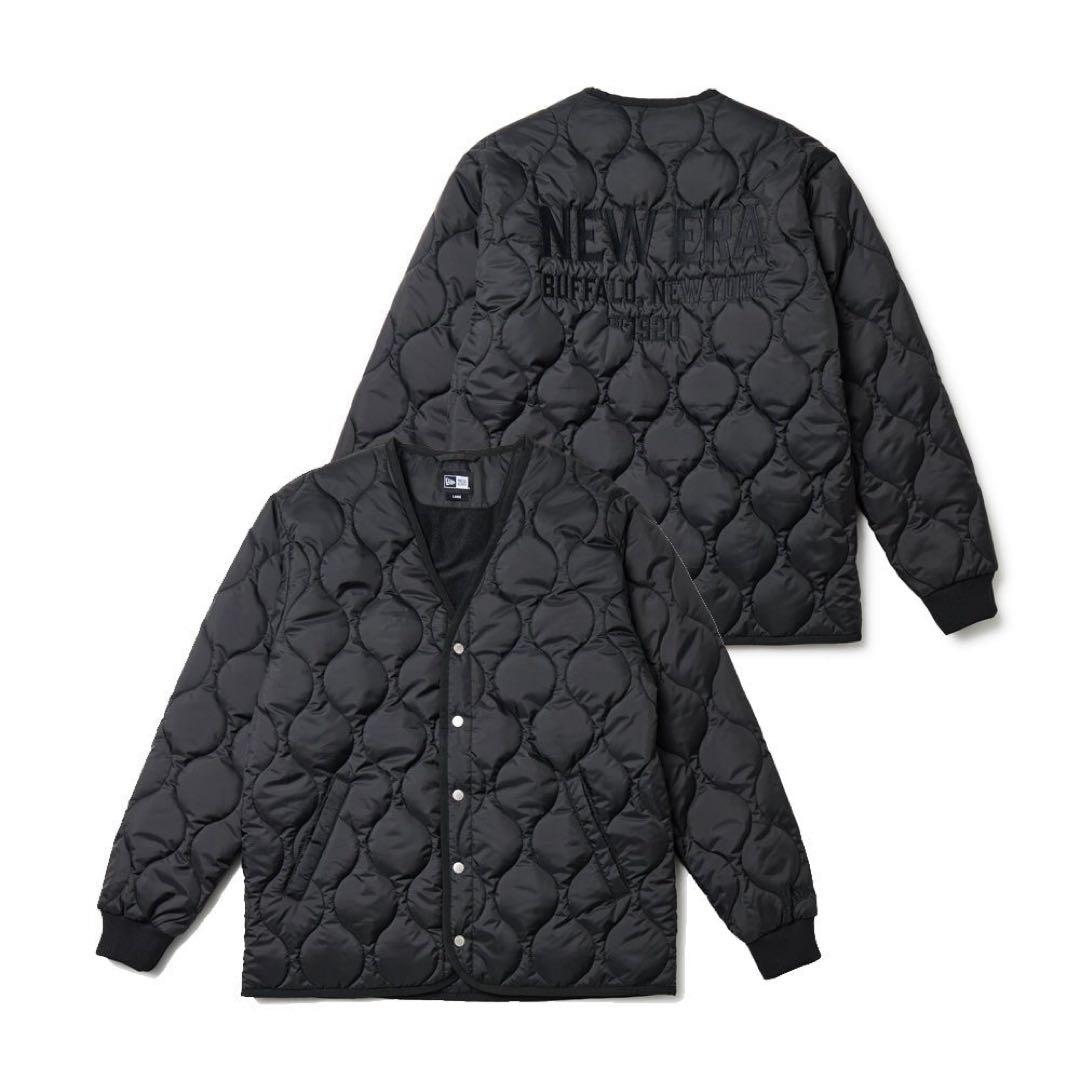 ニューエラゴルフ インサレーテッドキルティング セットアップ ブラック L