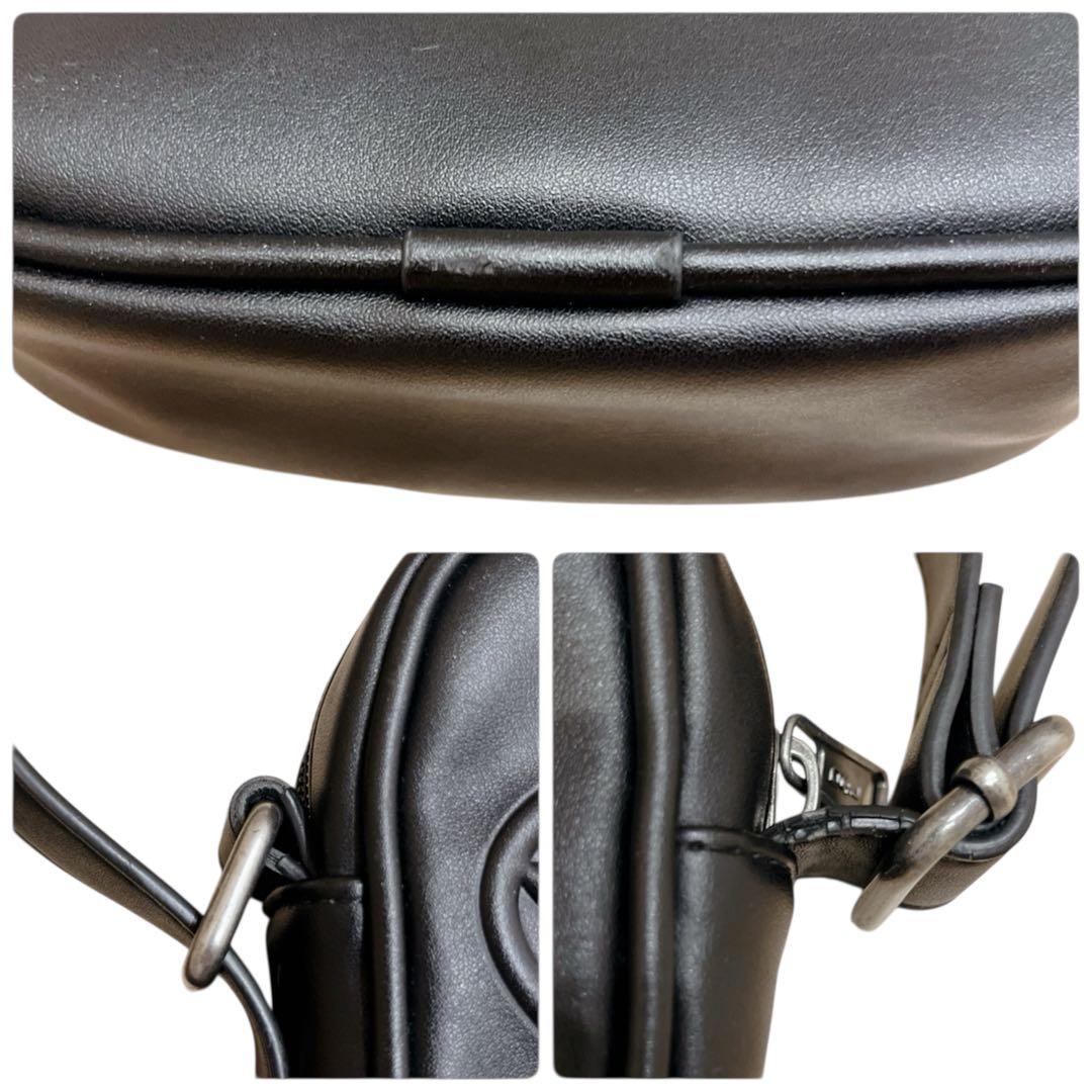 DIESEL ディーゼル Dロゴ ショルダーバッグ ブラック メンズ レディース