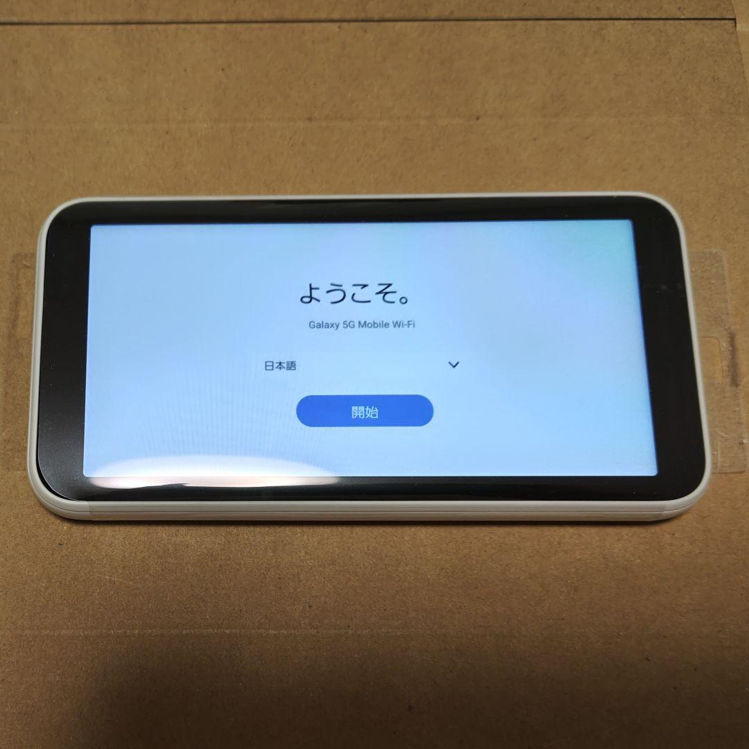 ルーター・ネットワーク機器 Galaxy 5G Mobile Wi-Fi SCR01(White)