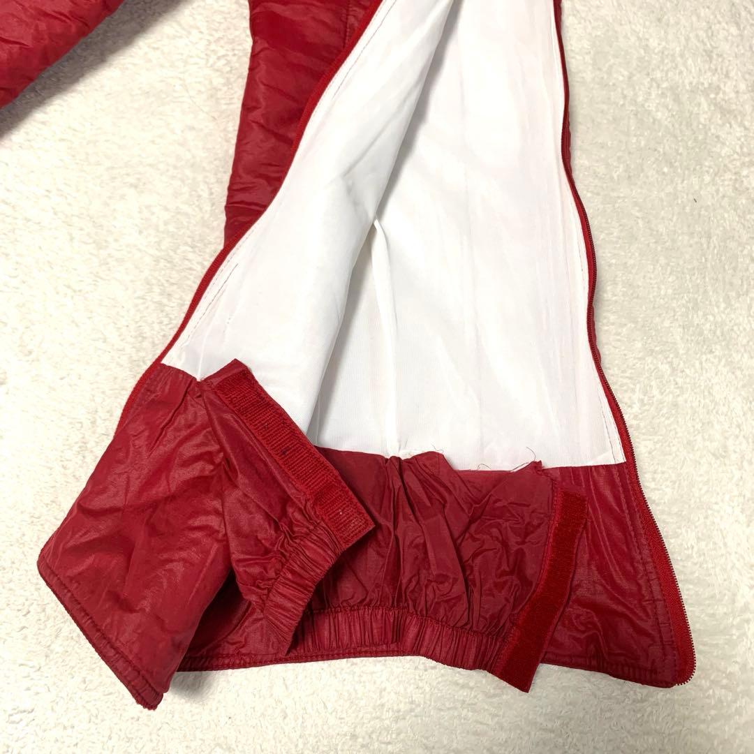 90'sゴールドウィン　スノーボード　スキーウェアパンツ　レッド　ブーツカットS