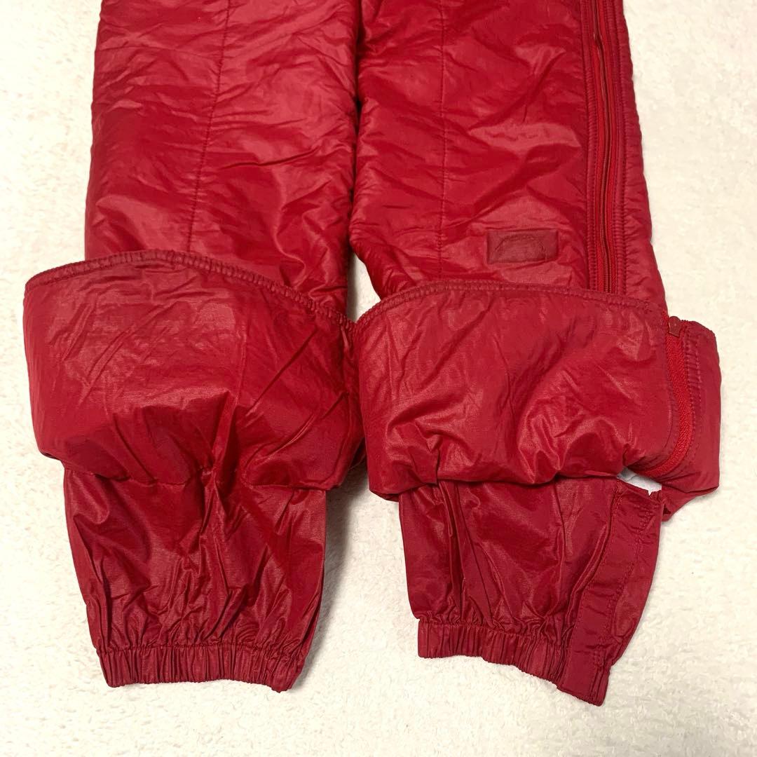 90'sゴールドウィン　スノーボード　スキーウェアパンツ　レッド　ブーツカットS