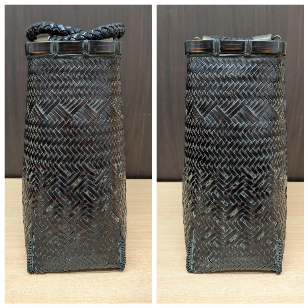 渡邉勝竹斎 籠バッグ 竹籠