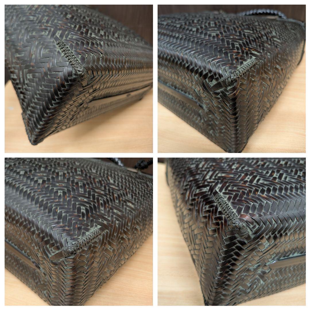 渡邉勝竹斎 籠バッグ 竹籠