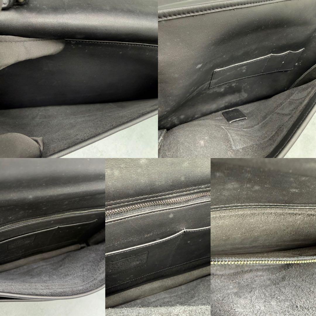 COACH オールドコーチ ビジネスバッグ 2way レザー クロスボディ 黒