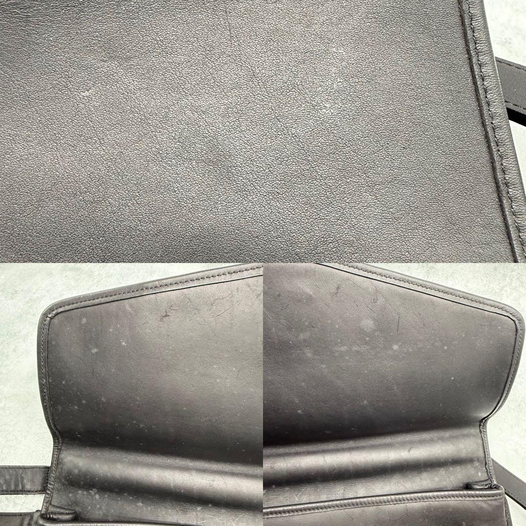 COACH オールドコーチ ビジネスバッグ 2way レザー クロスボディ 黒