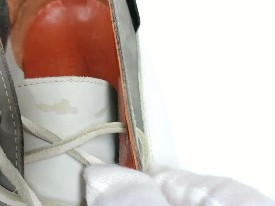 【希少】イッセイミヤケ × パラブーツ ブーツ ホワイトグレー　25.5～26㎝