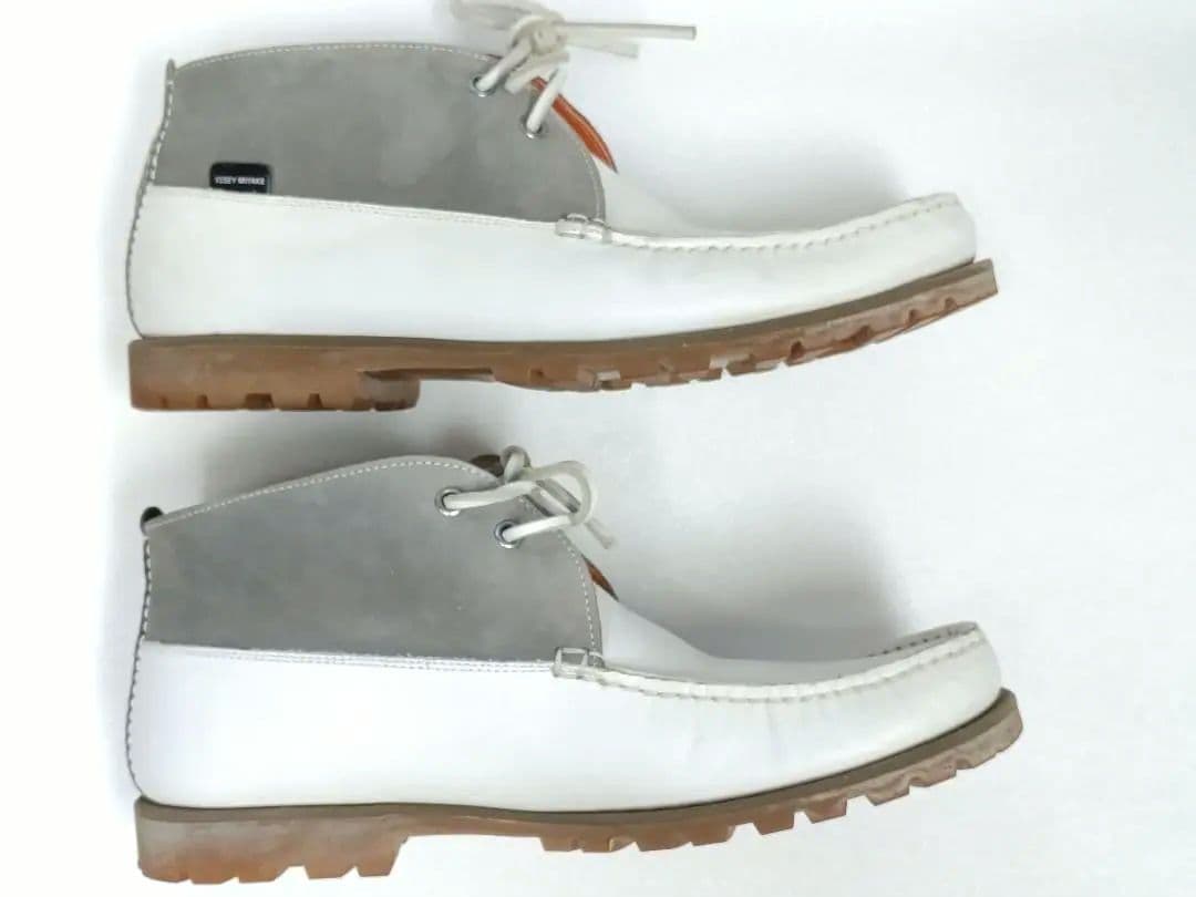 【希少】イッセイミヤケ × パラブーツ ブーツ ホワイトグレー　25.5～26㎝