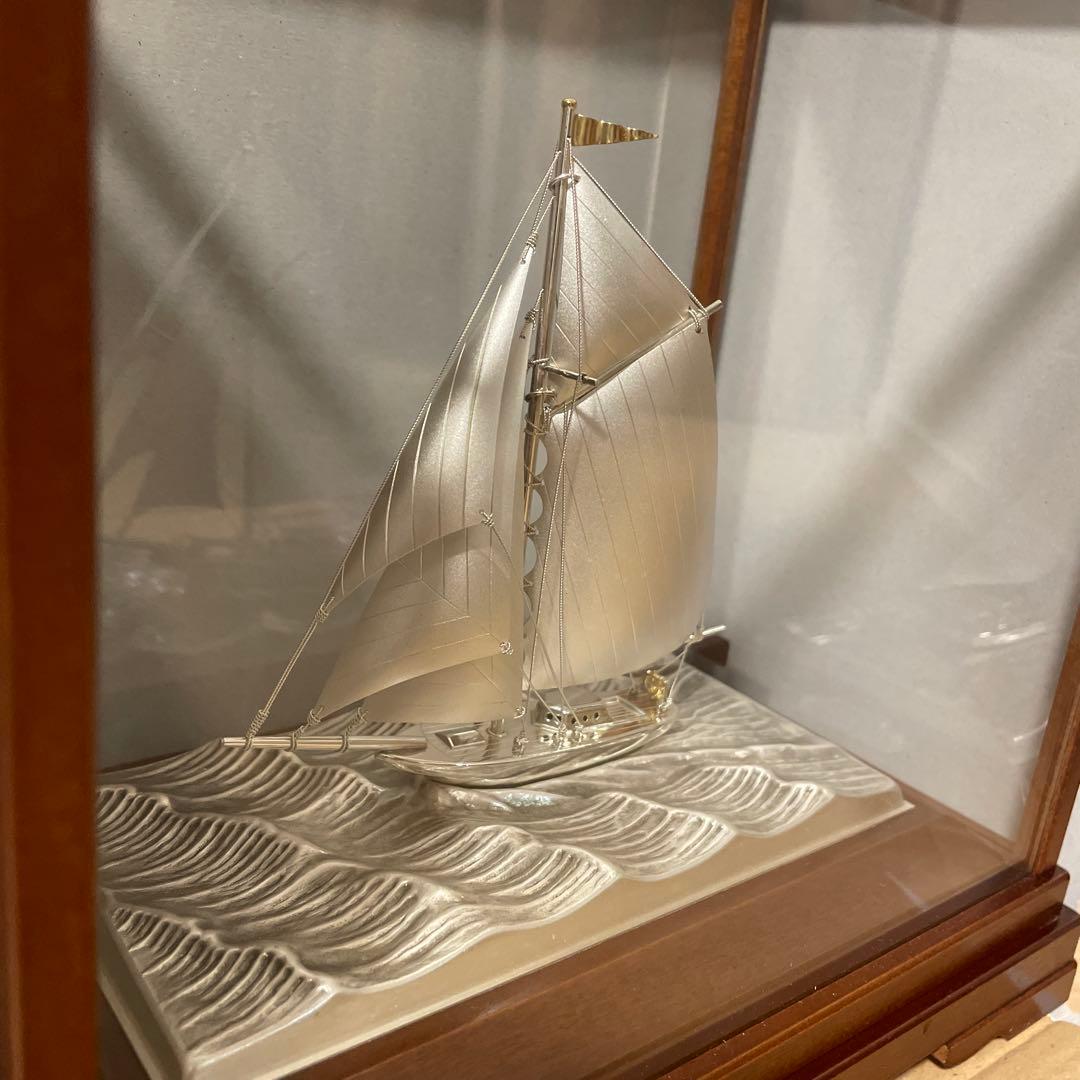 武比古 銀製 SILVER 985 ヨット 6号　1本マスト