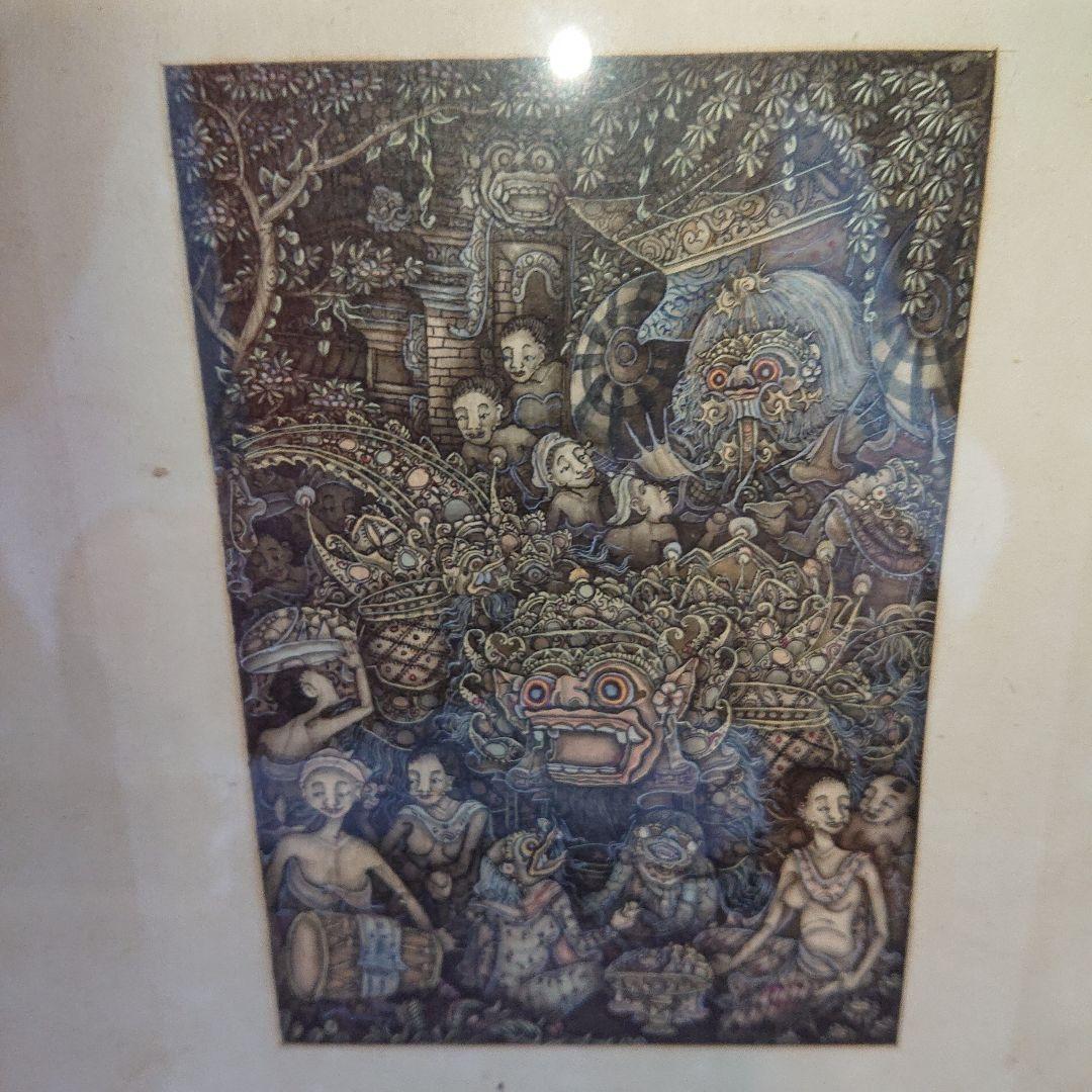 BALI バリ 絵画 アート アジアン雑貨