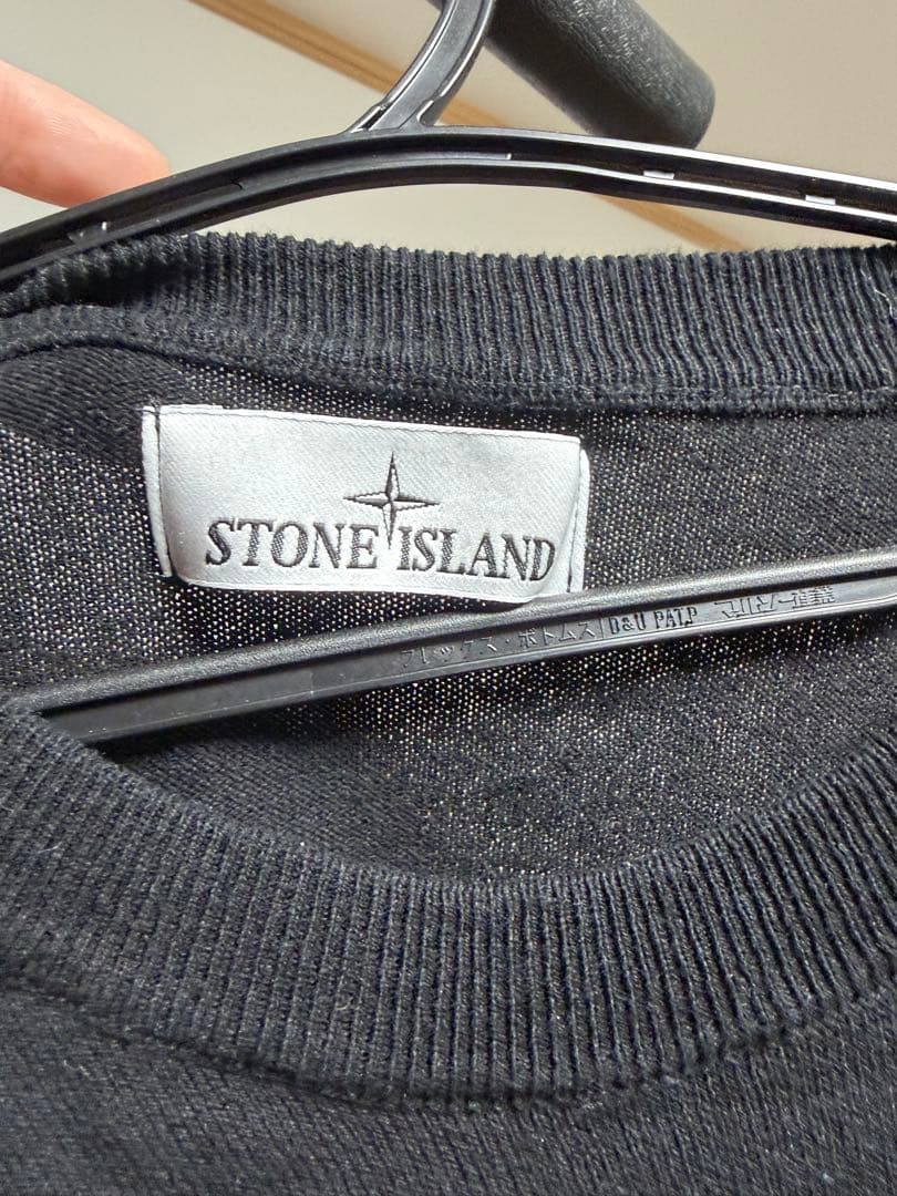 タグ有り未使用　STONE  XL クルーネックセーター　黒